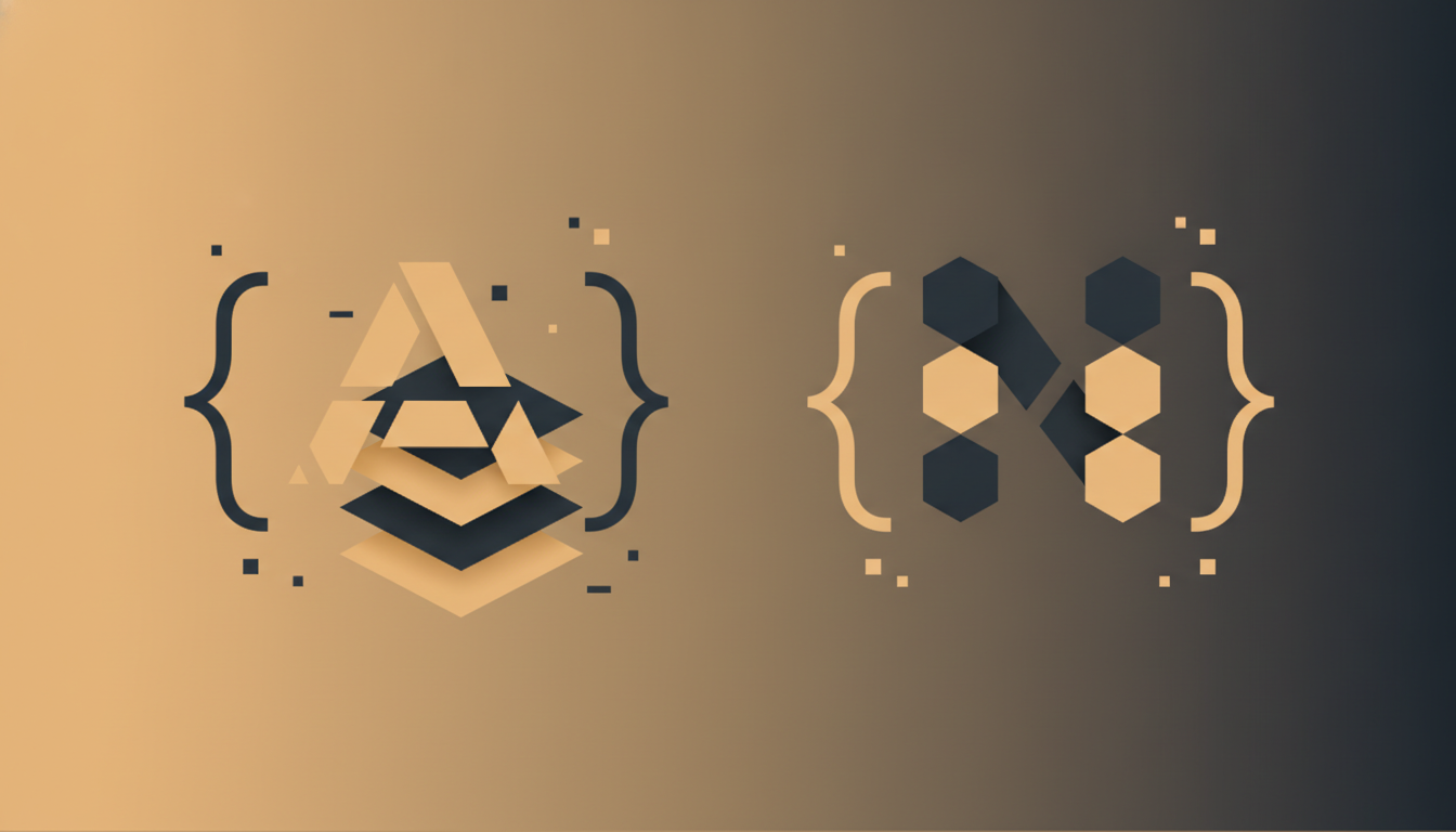 Illustration Angular und Next.js Frontend-Entwicklung